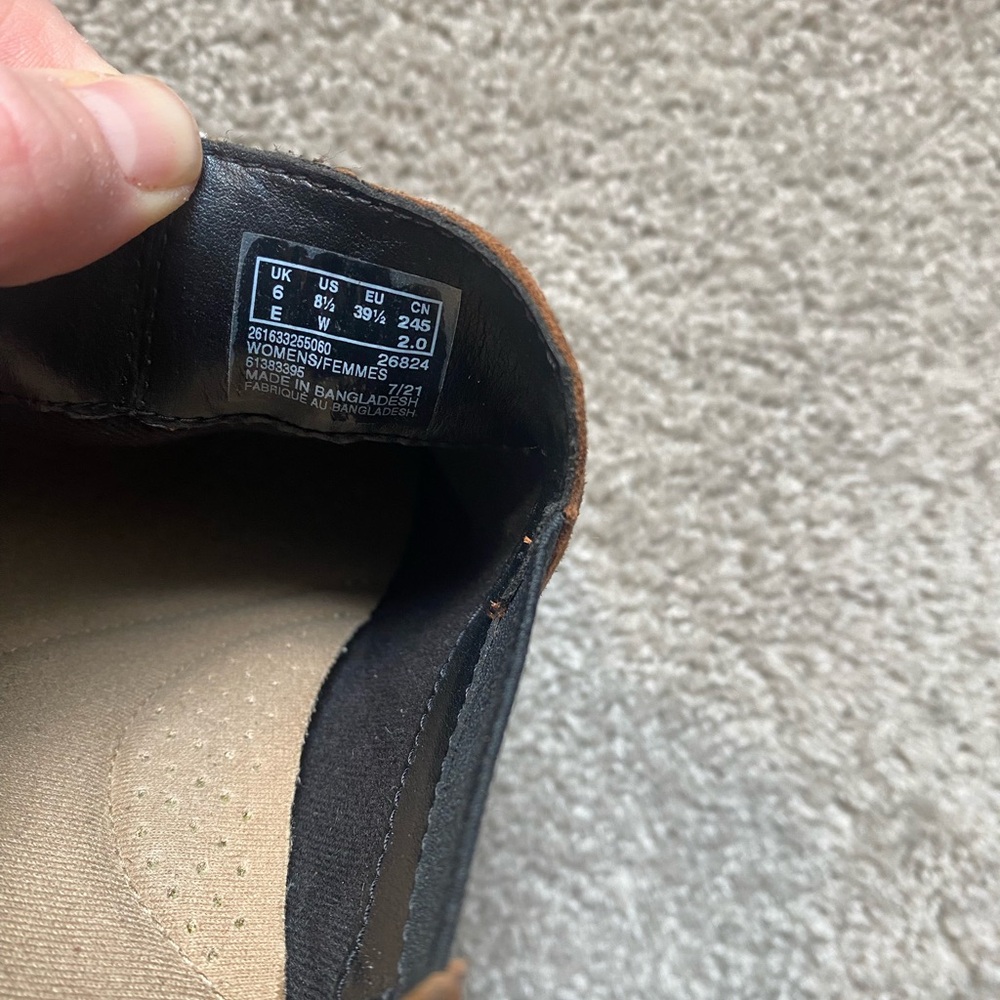 Clarks Brown Leopard Print Women's Shoes | 8.5 - Picture 5 of 12